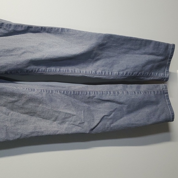 Gap 1969 jeans women's size 28 size 6R size 6 blue cream maternity front elastic - Picture 3 of 12